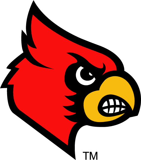 Louisville Cardinals 2001-2006 Secondary Logo diy DTF decal sticker